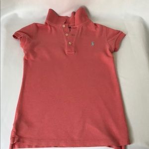Dark pink polo shirt